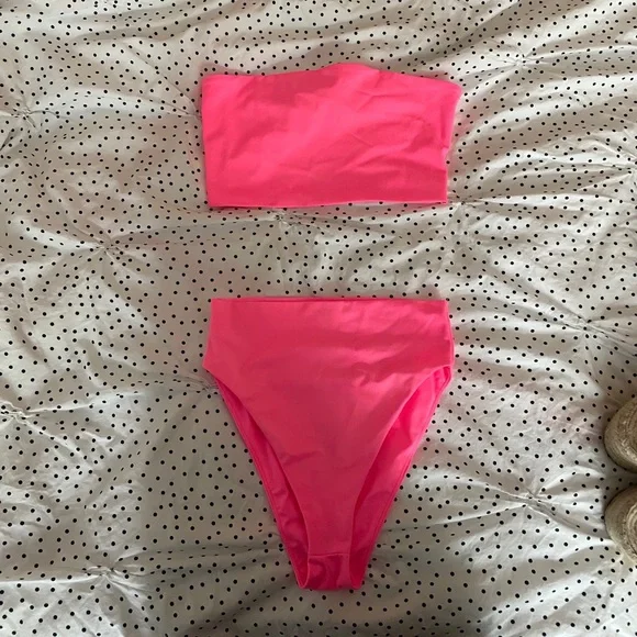 pink high waisted bikini - Picture 1 of 3